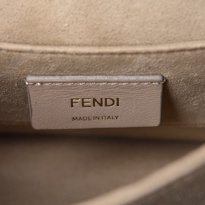 Fendi Vitello Liberty FF 1974 Embossed Small Kan I Shoulder Bag Camelia 6 of 9