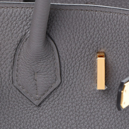 Hermes Togo Birkin 25 Etain 28 of 38