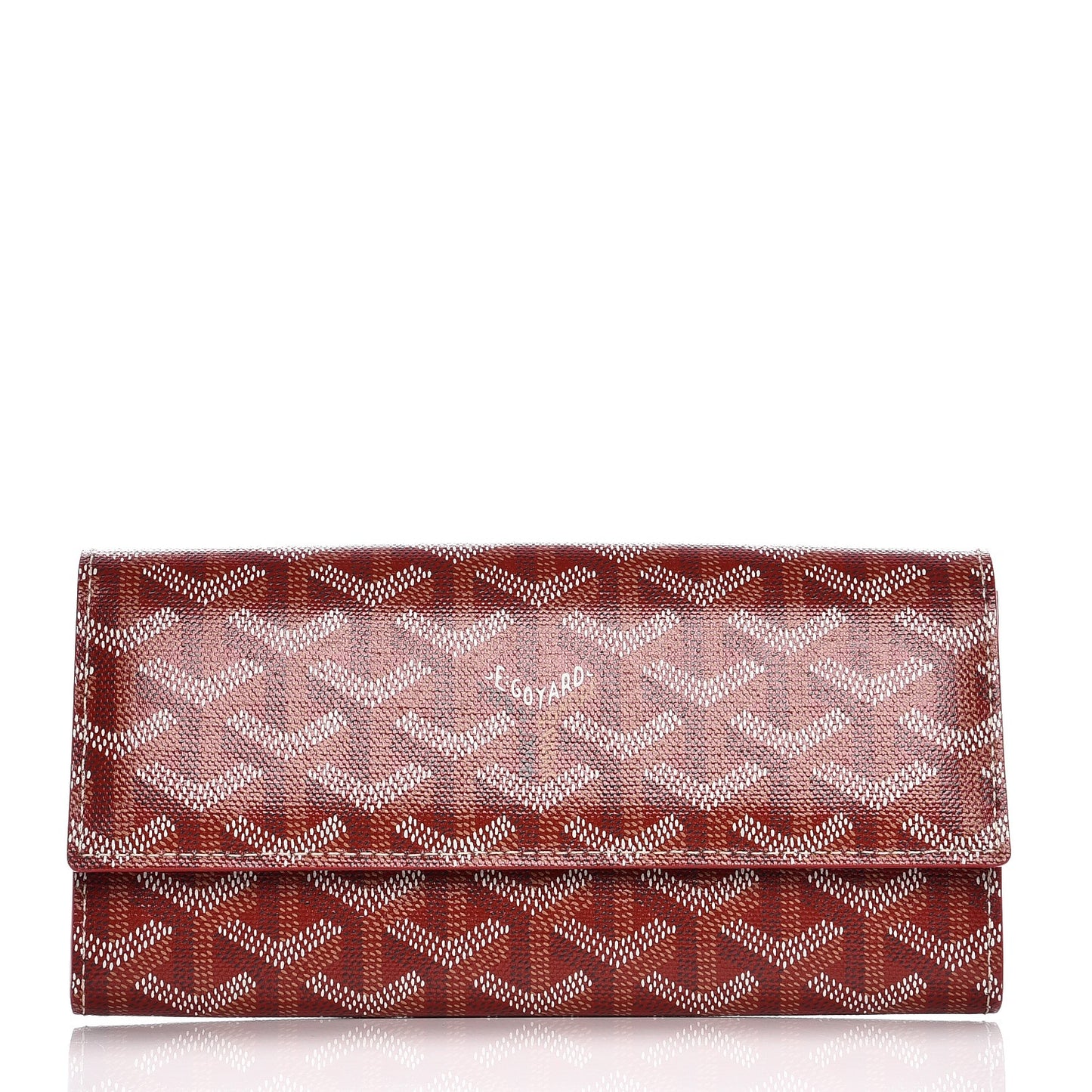 Goyardine Varenne Long Wallet Red