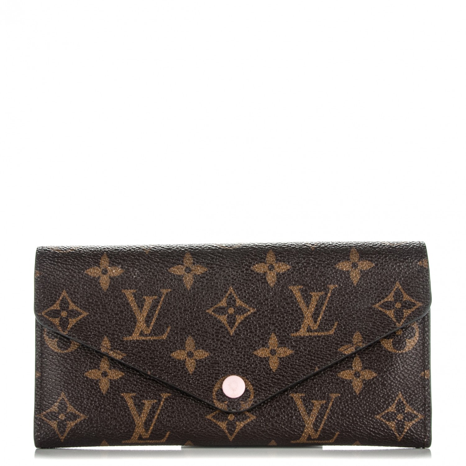 Louis Vuitton Monogram Josephine Wallet Rose Ballerine 1 of 7