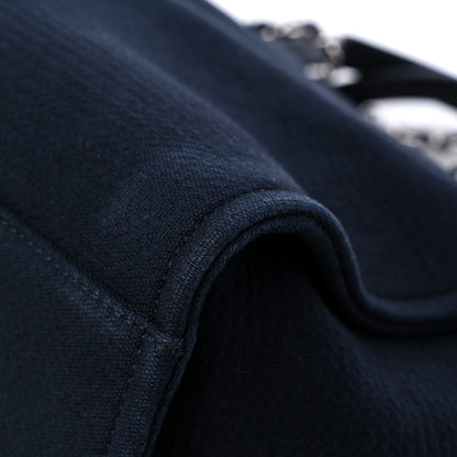 Chanel Mixed Fibers Large Deauville Tote Black 11 of 12