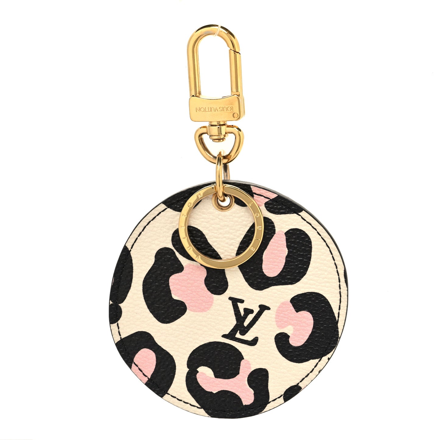 Monogram Wild At Heart Illustre Bag Charm Key Ring Black