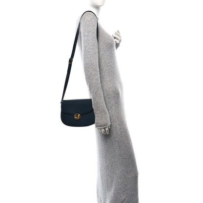 Loro Piana Smooth Calfskin Small Ghiera Bag Navy 2 of 9