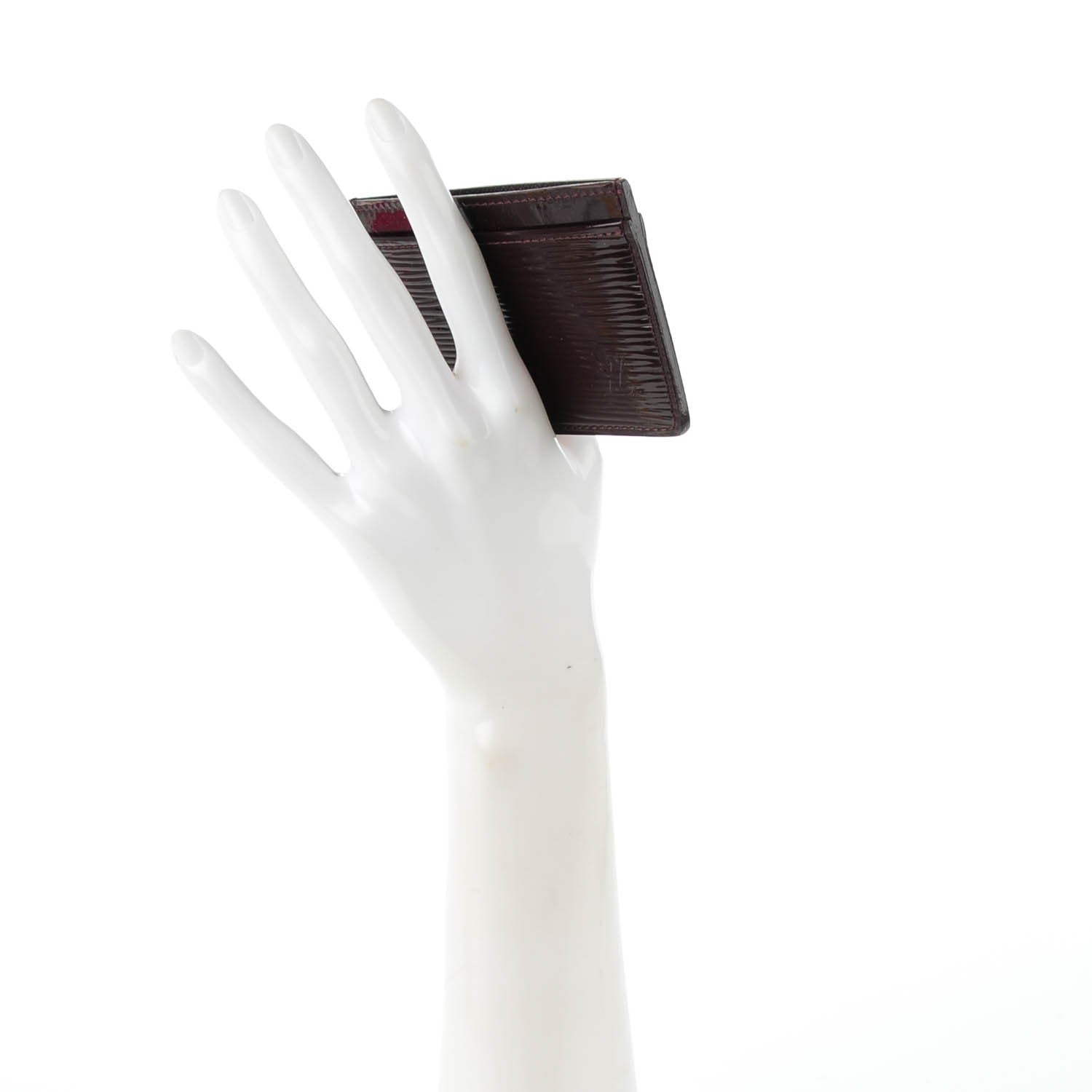 Louis Vuitton Electric Epi Card Holder Prune 2 of 7