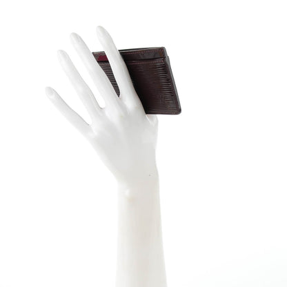 Louis Vuitton Electric Epi Card Holder Prune 2 of 7