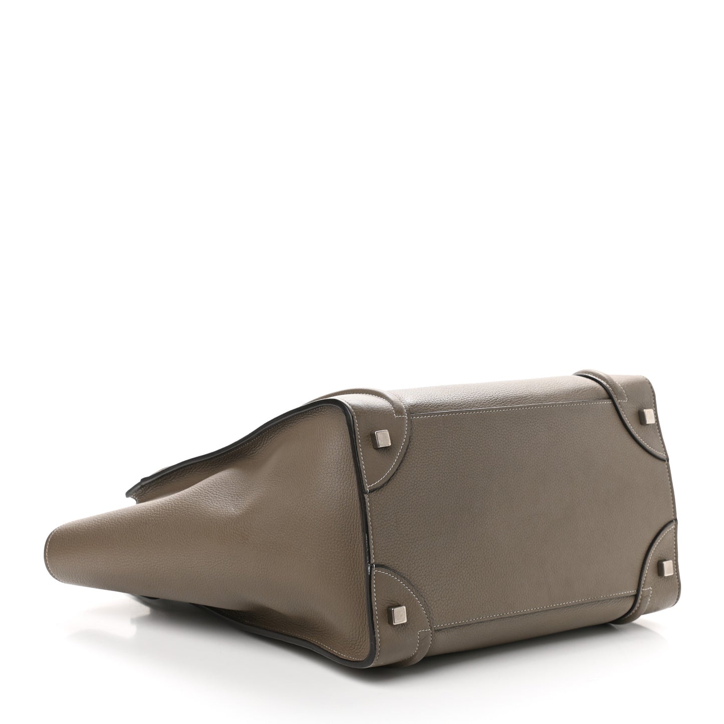 Drummed Calfskin Mini Luggage Souris