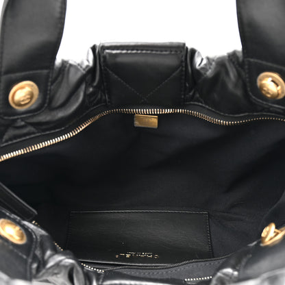Chanel Lambskin Quilted Bow Bag Black 5 of 11