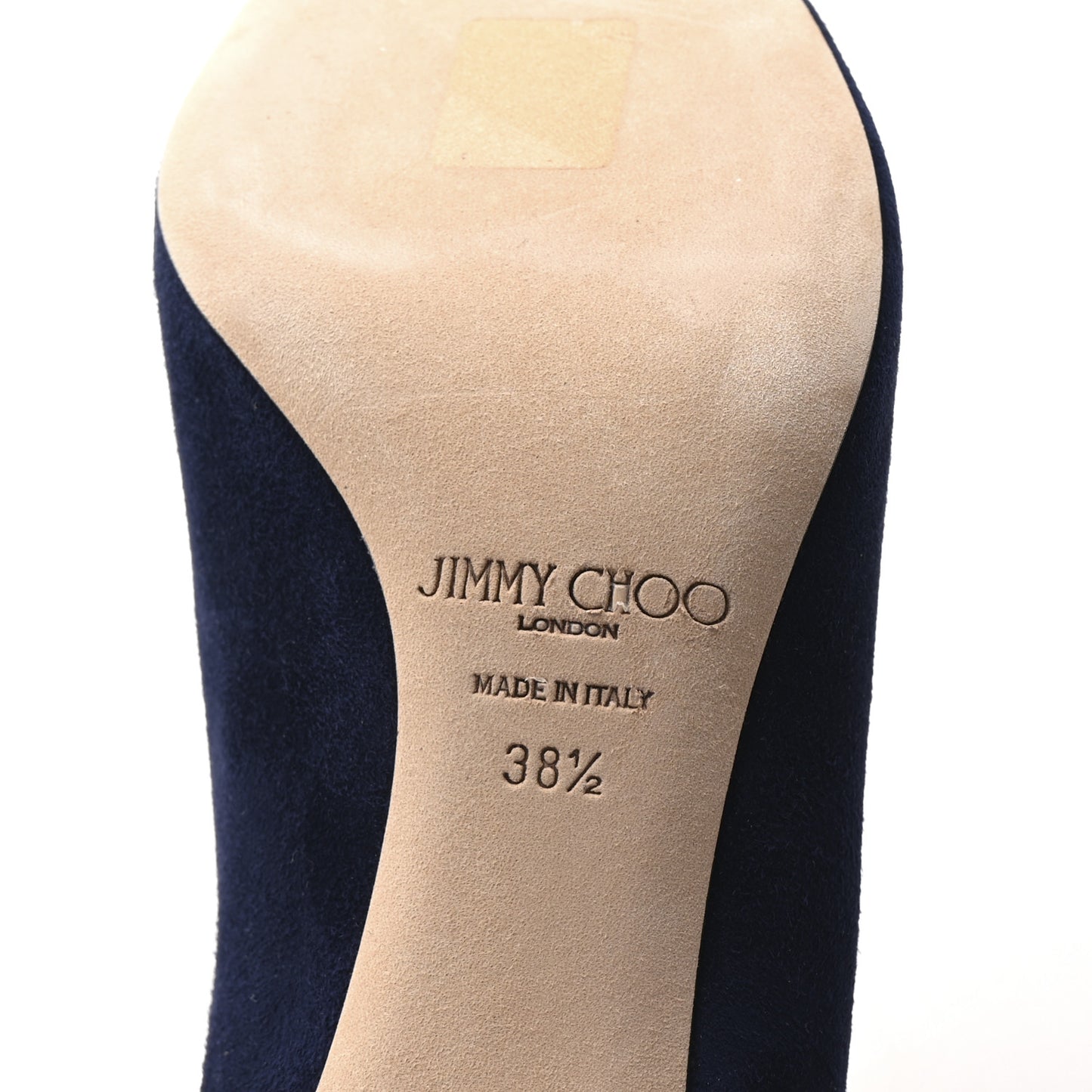 Suede Pointy Toe Romy 60 Pumps 38.5 Navy