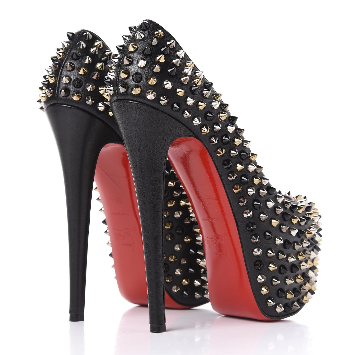 Nappa Daffodile Spikes 160 Pumps 36.5 Black