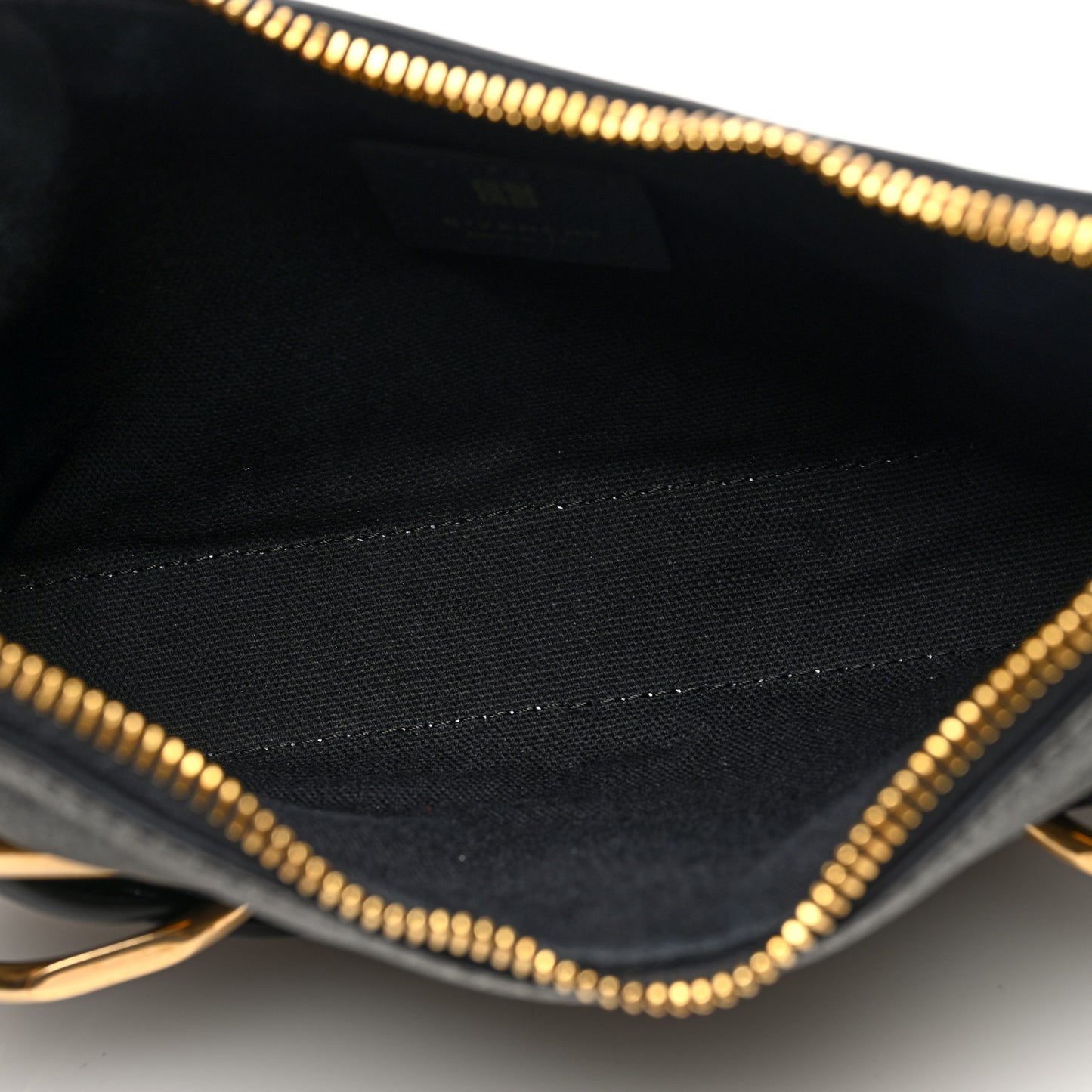 Aged Calfskin Mini Voyou Boyfriend Party Bag Black