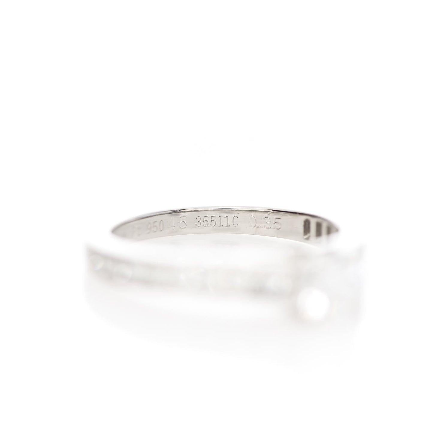 Platinum Diamond .35ct 1895 Solitaire Engagement Ring 45 3.25