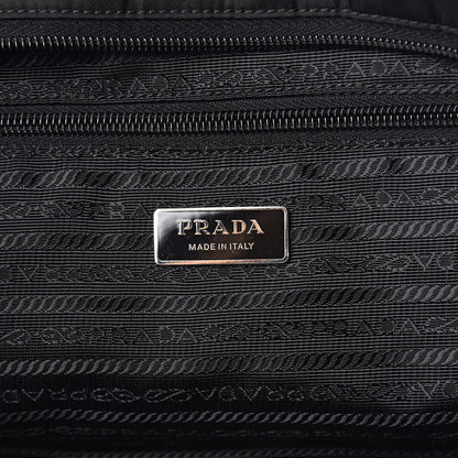 Prada Saffiano Tessuto Nylon Shopping Tote Black 7 of 15