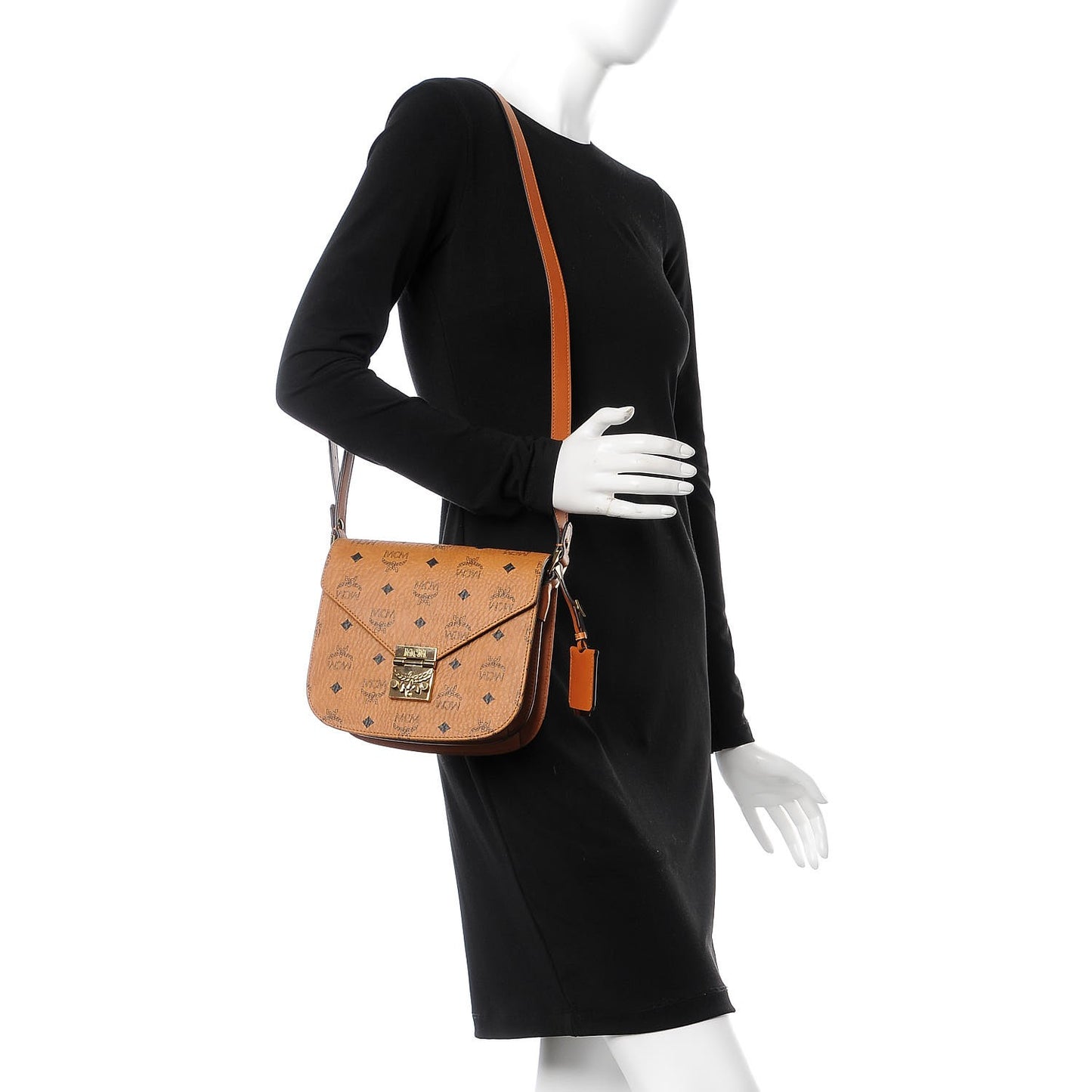 Visetos Patricia Crossbody Bag Cognac
