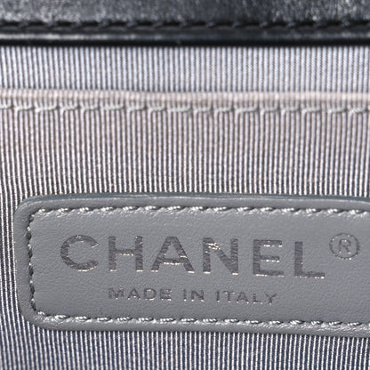 Chanel Lambskin Quilted Medium Boy Flap Black 5 of 9