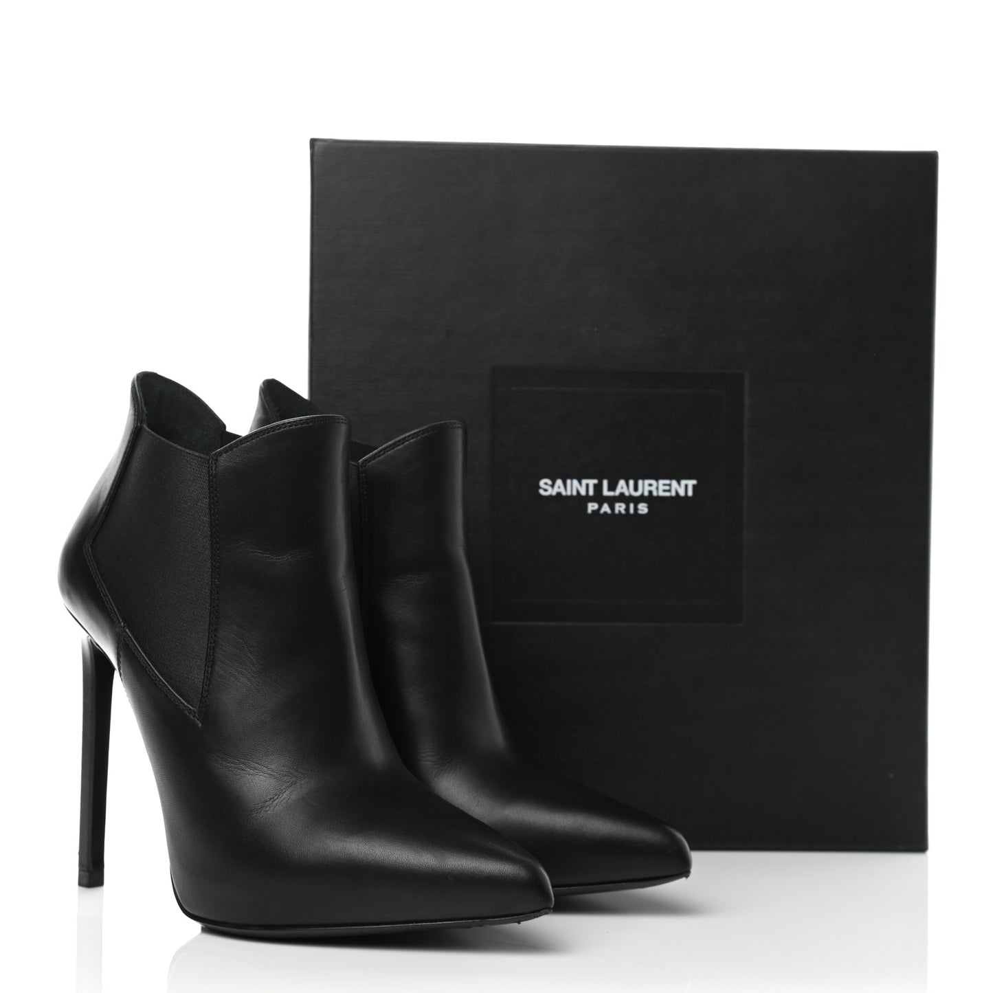Calfskin Classic Paris Ela 110 Ankle Boots 36 Black