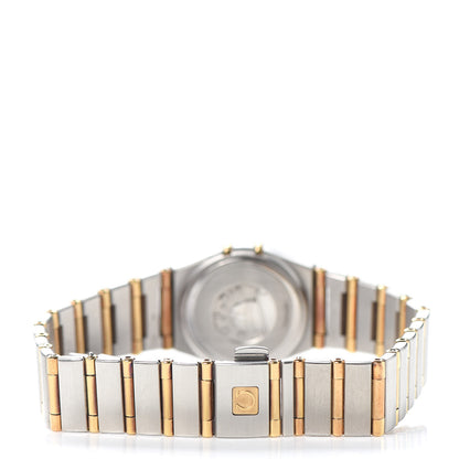 Omega Stainless Steel 18K Yellow Gold 22mm Constellation Quartz Watch White 1262.30.00 3 of 4