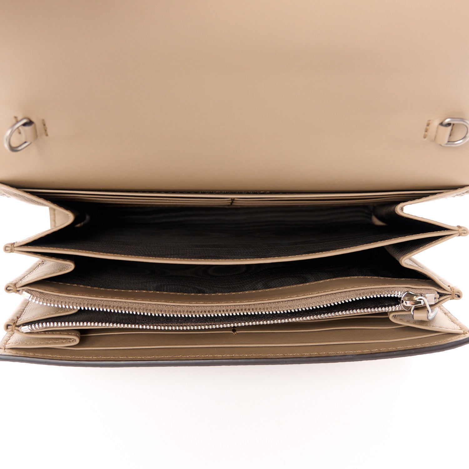 Gucci GG Supreme Monogram Mini Dionysus Chain Wallet Beige Taupe 5 of 10