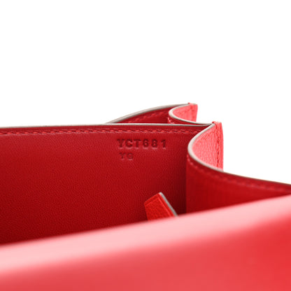 Hermes Evercolor Verso Constance 24 Rouge De Coeur Rouge Vif 7 of 10