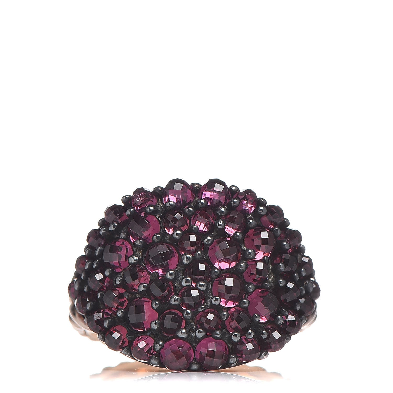 David Yurman 18K Rose Gold Rhodolite Garnet Osetra Ring 47 4 356094 ...
