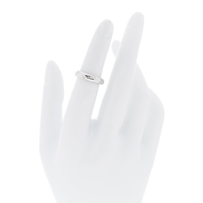 Tiffany Platinum Diamond 4mm Etoile Band Ring 49 4.75 2 of 5