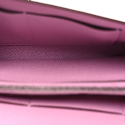 Hermes Epsom Kelly To Go Wallet Mauve Sylvestre 5 of 11