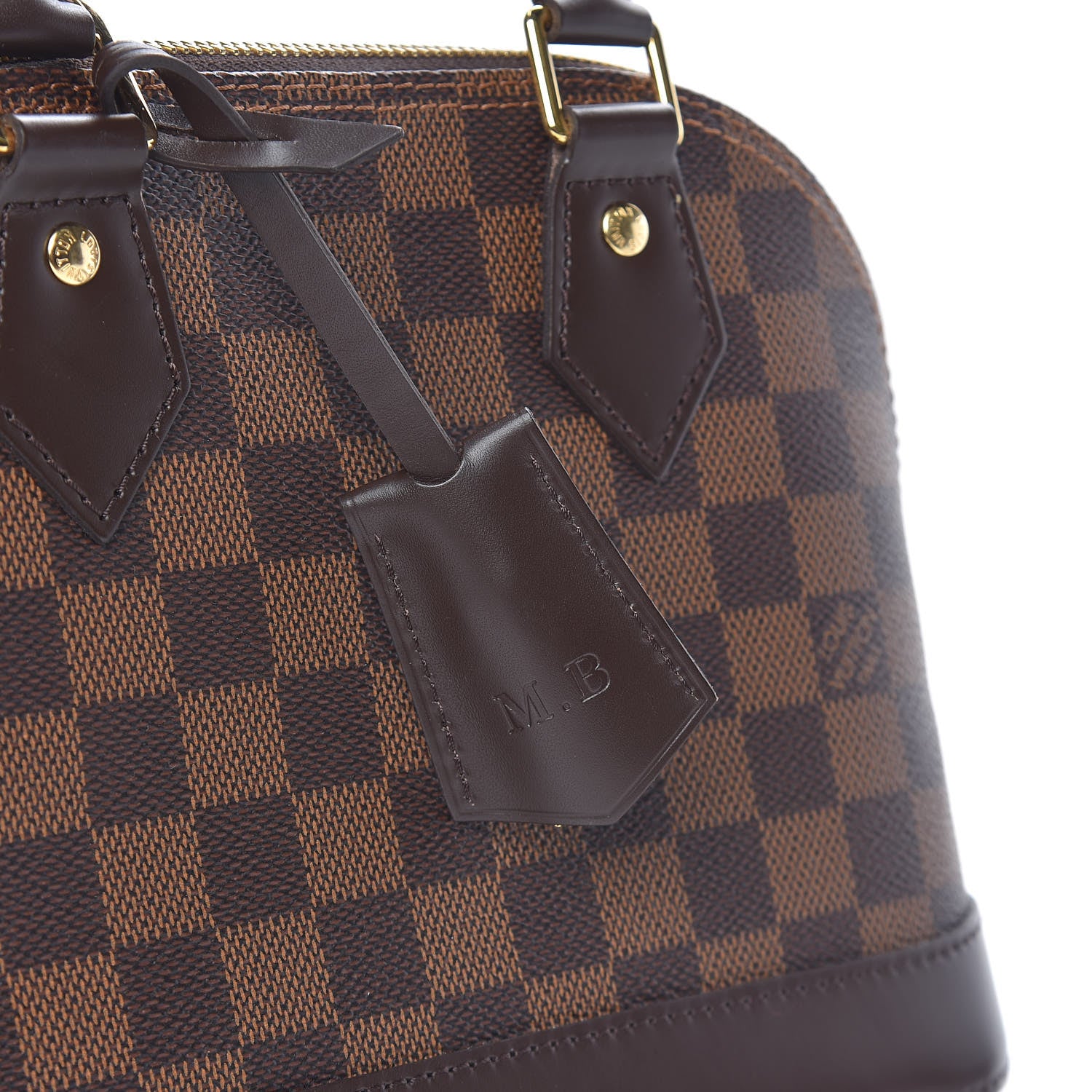 Louis Vuitton Damier Ebene Alma BB 12 of 14