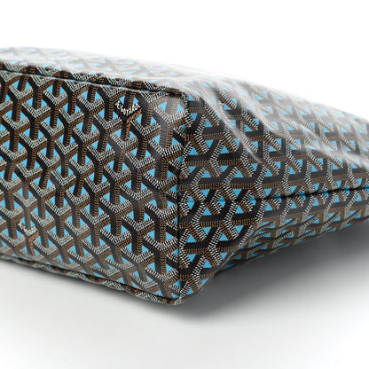 Goyard Goyardine Saint Louis Claire Voie PM Black Blue 7 of 9