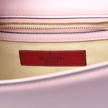 Valentino Garavani Vitello Small Glam Lock Rockstud Flap Water Rose 7 of 9