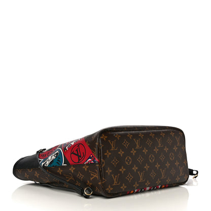 Louis Vuitton Monogram Kabuki Neverfull MM 4 of 11