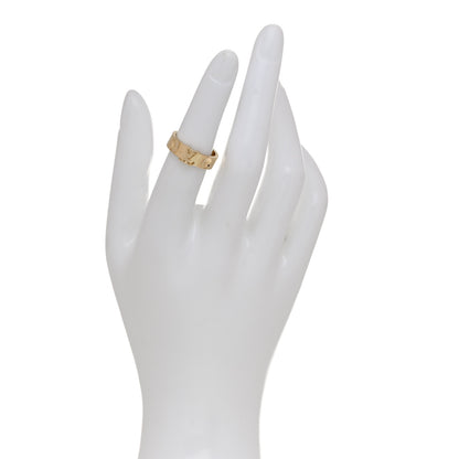 Louis Vuitton 18K Yellow Gold Empreinte LV Ring 50 5.25 2 of 4