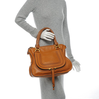 Chloe Calfskin Medium Marcie Satchel Light Tan 2 of 6
