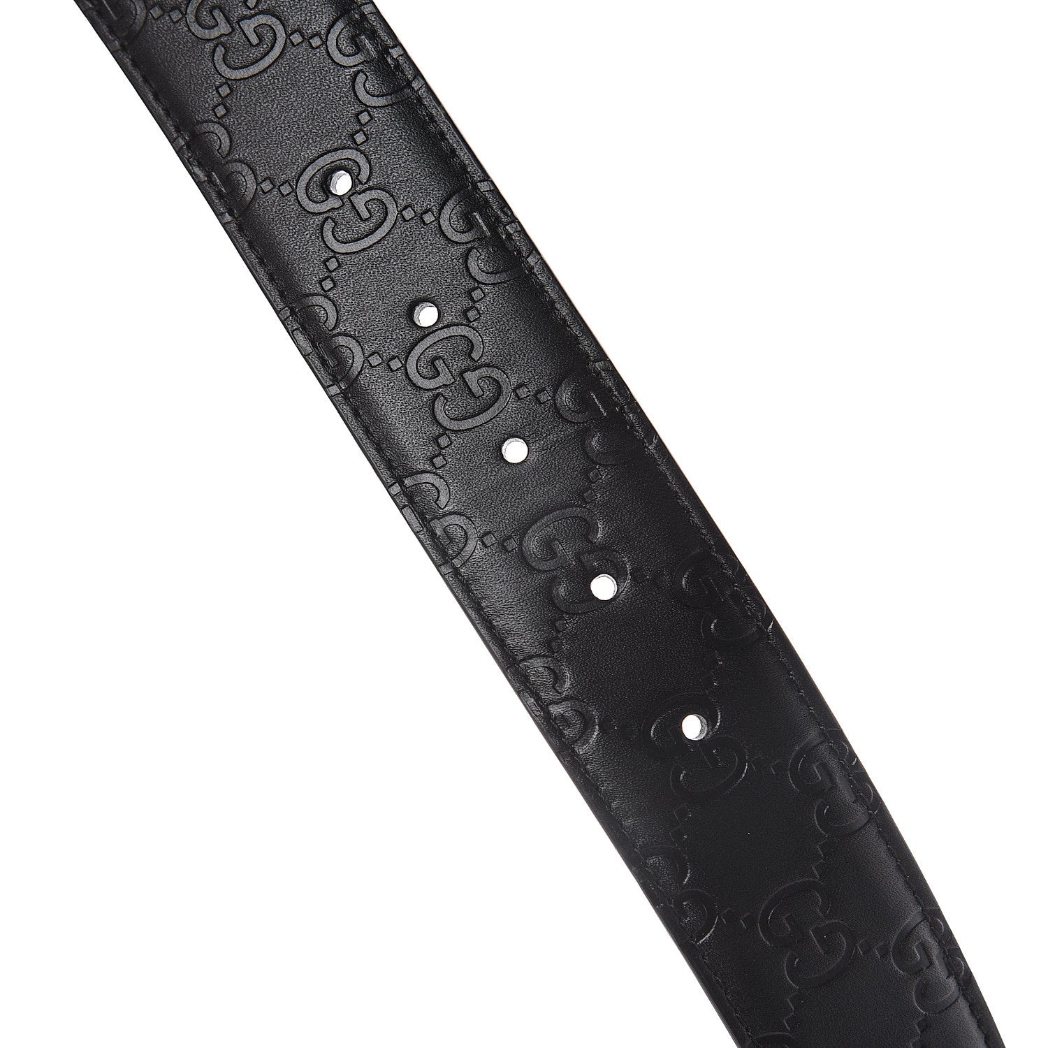 Gucci Guccissima Signature Interlocking G 40mm Belt 100 40 Black 5 of 5