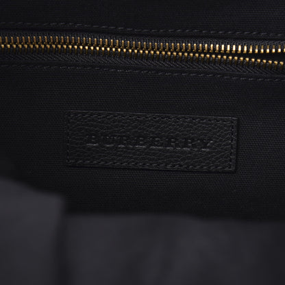 Burberry Canvas Mega Check Brookdale Backpack Black 5 of 10