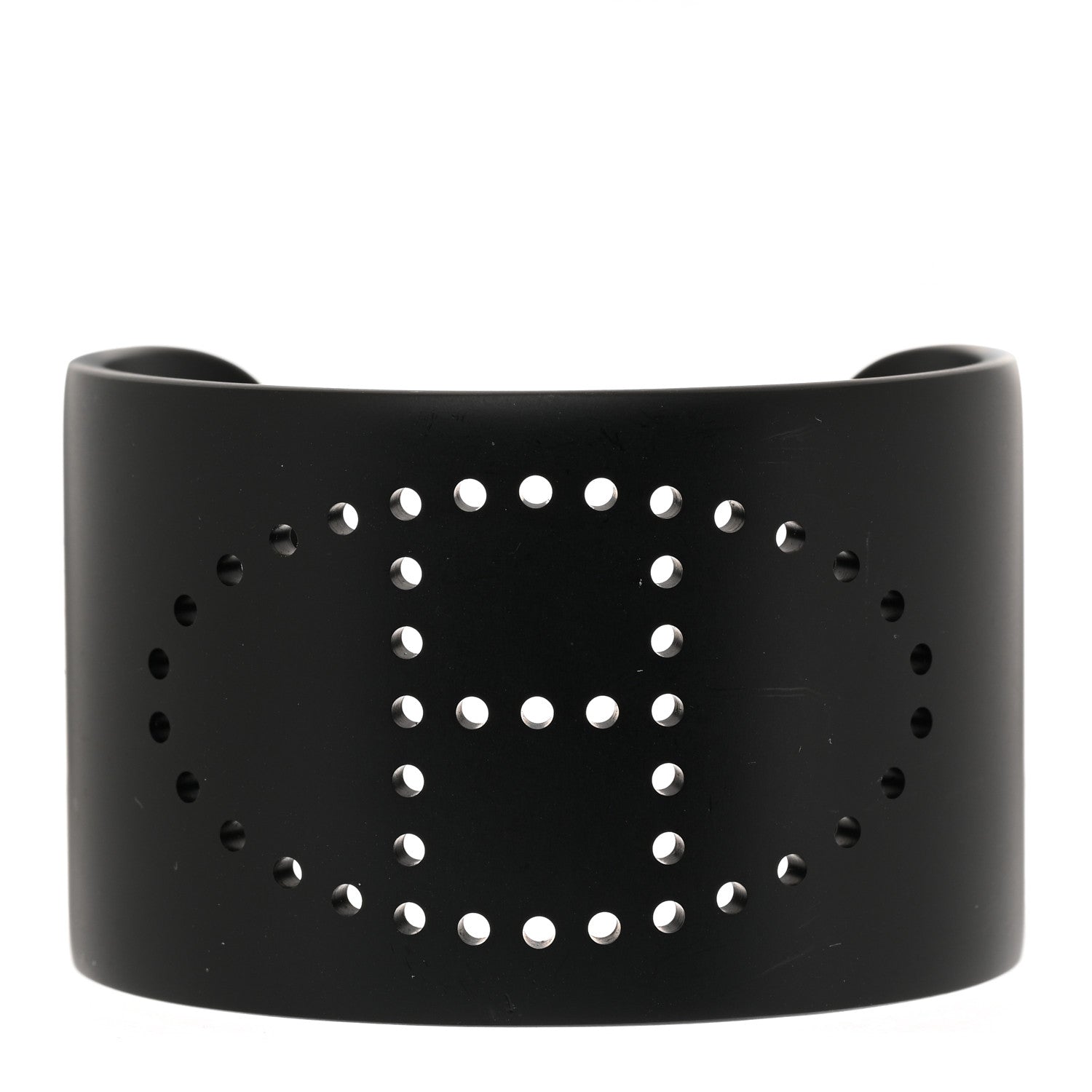 Hermes Aluminium Evelyne Sunset Cuff Bracelet T4 Black 1 of 4