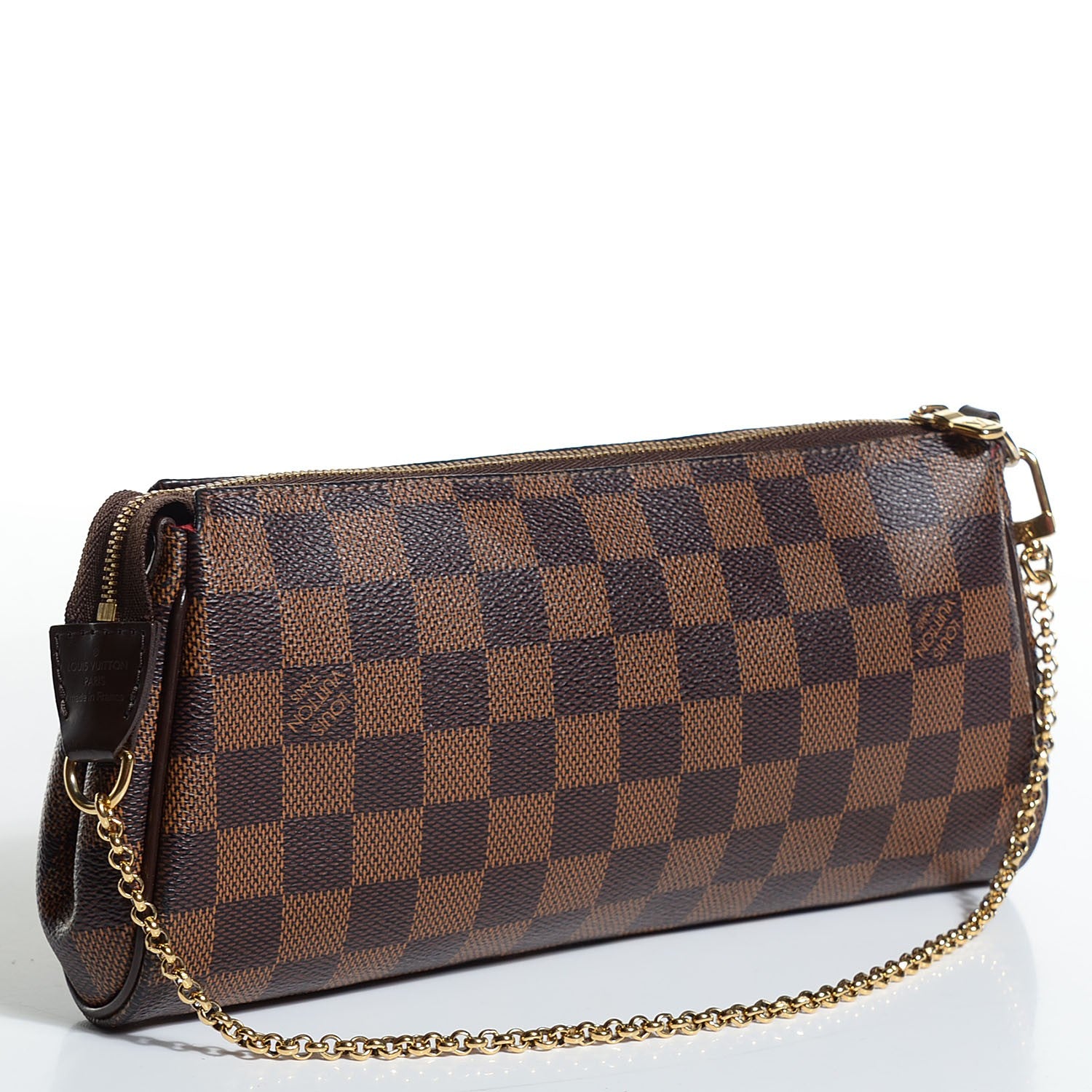 Louis Vuitton Damier Ebene Eva Clutch 3 of 7