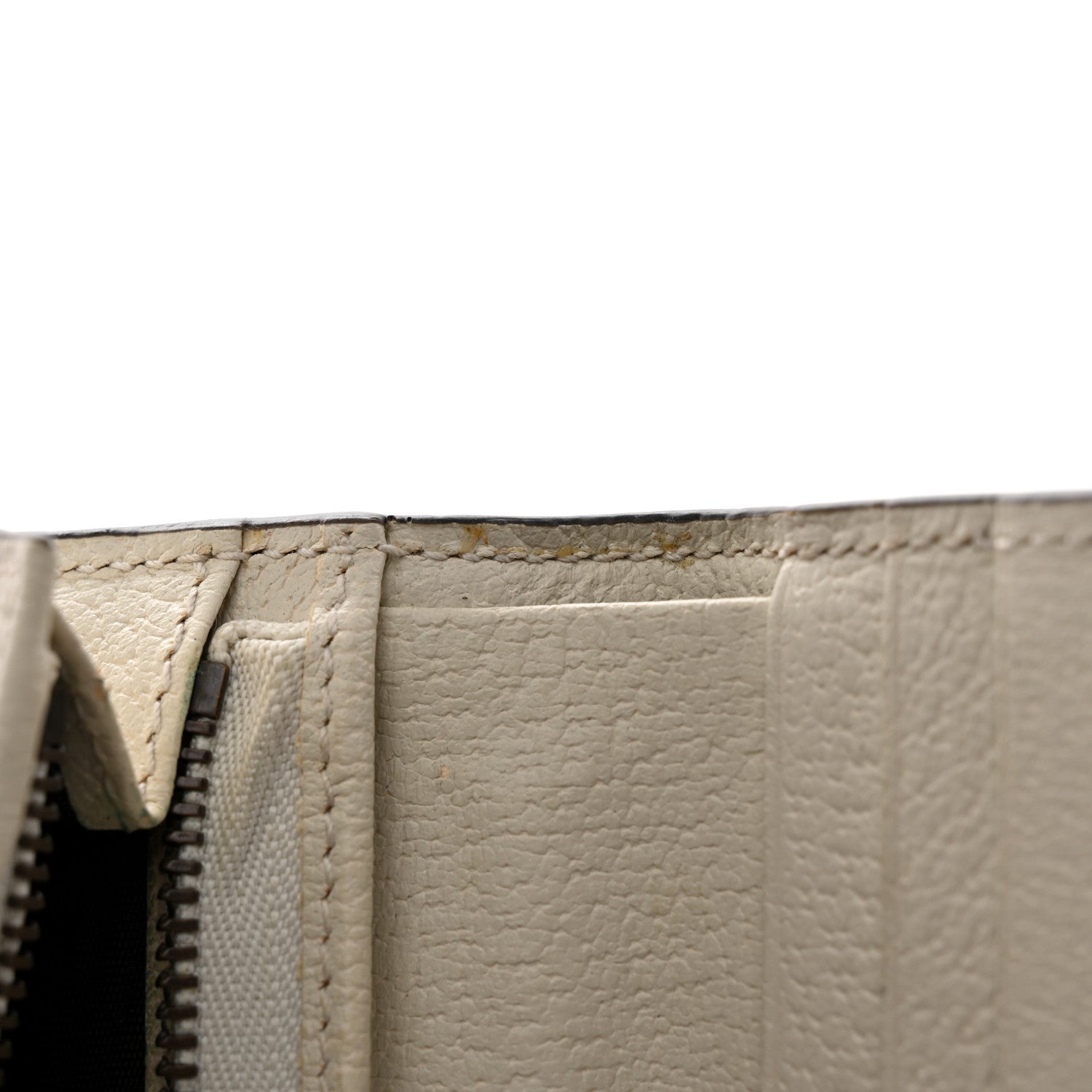 Gucci GG Supreme Monogram Web Queen Margaret Card Case Wallet Beige Mystic White 9 of 16