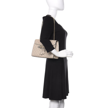 Gucci Guccissima Signature Medium Emily Chain Shoulder Bag Mystic White 2 of 14