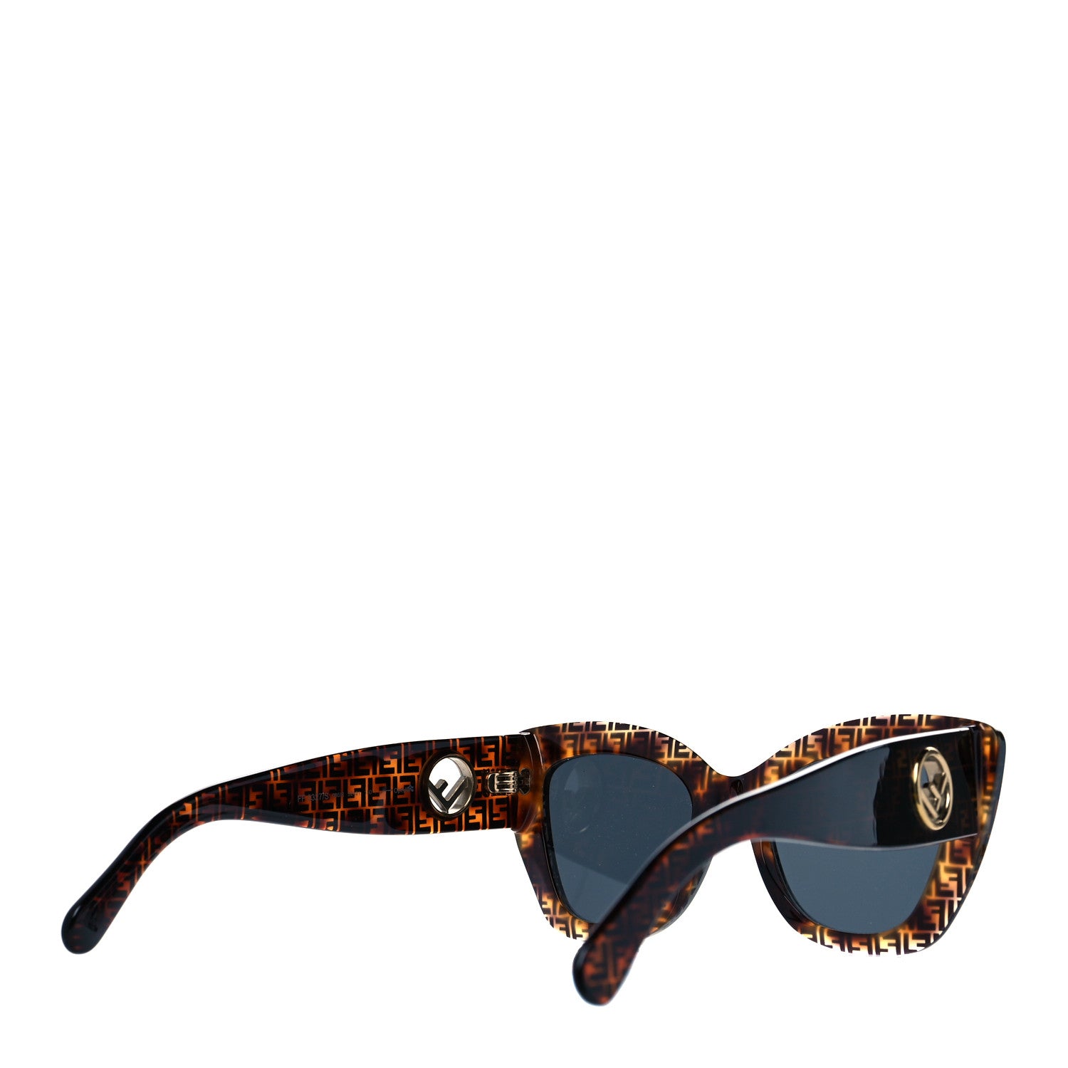 Fendi Acetate F is Fendi FF 51mm Cat Eye Sunglasses 0327/S Tortoise Camouflage 3 of 7