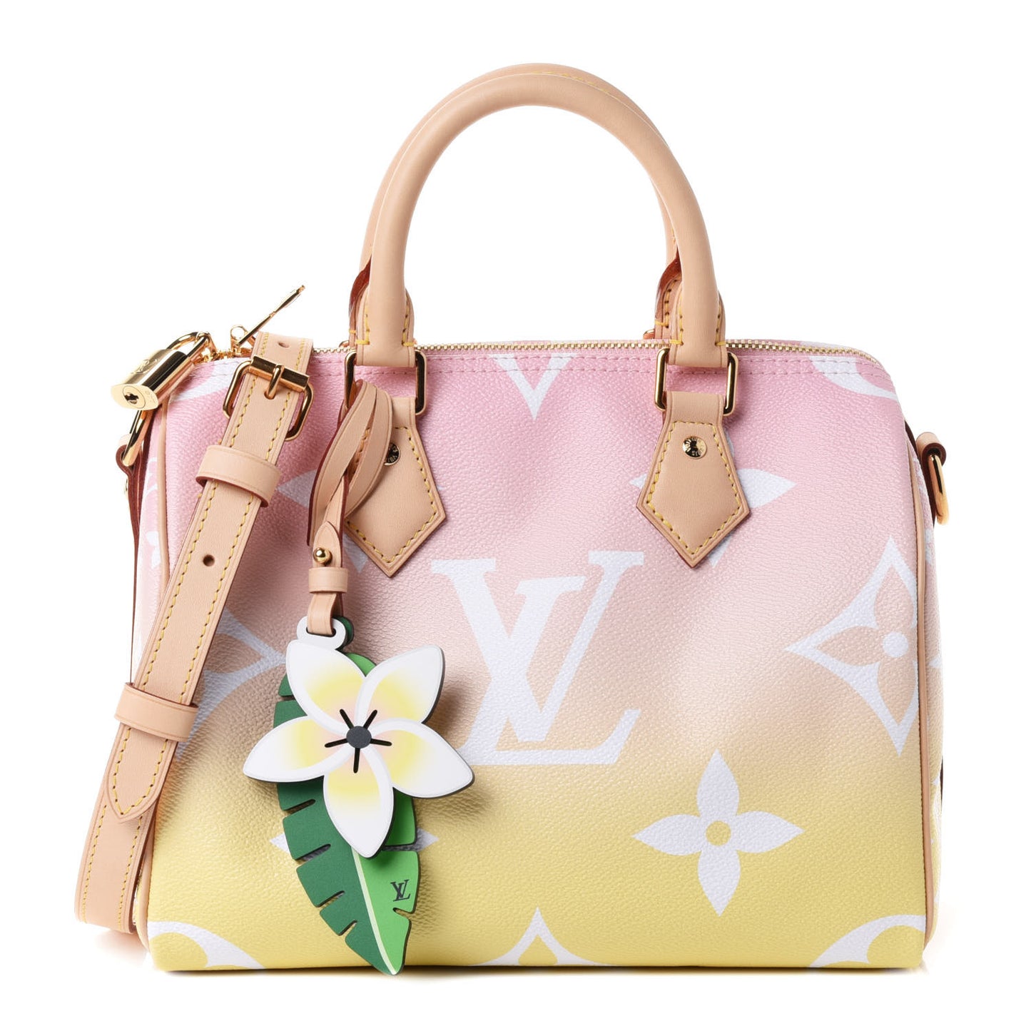 Monogram Giant By The Pool Speedy Bandouliere 25 Light Pink