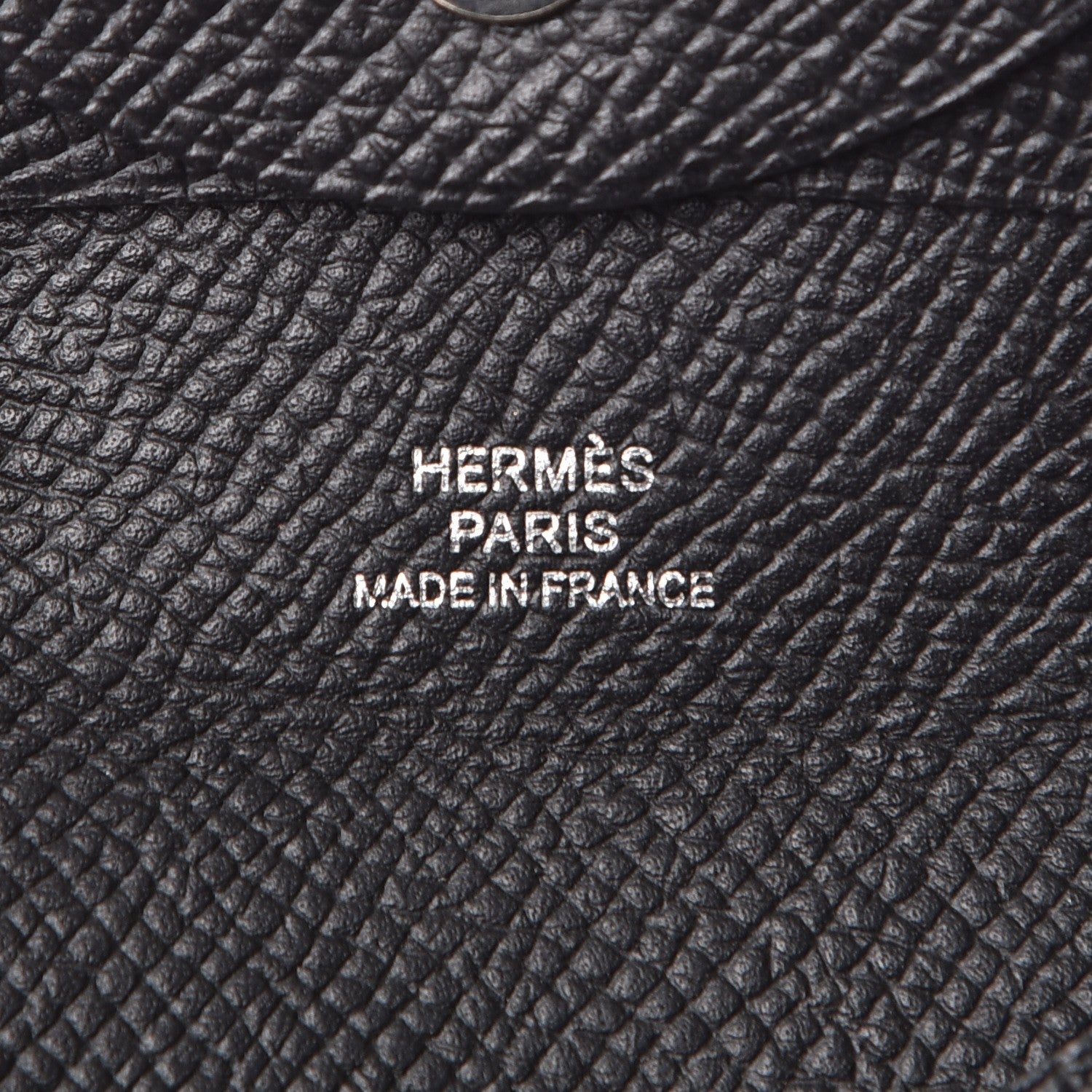 Hermes Epsom Bastia Coin Purse Black 6 of 8