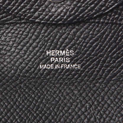 Hermes Epsom Bastia Coin Purse Black 6 of 8