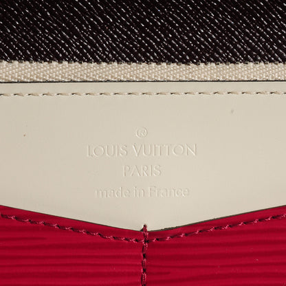 Louis Vuitton Electric Epi Flore Wallet Tri-Color Prune 6 of 7