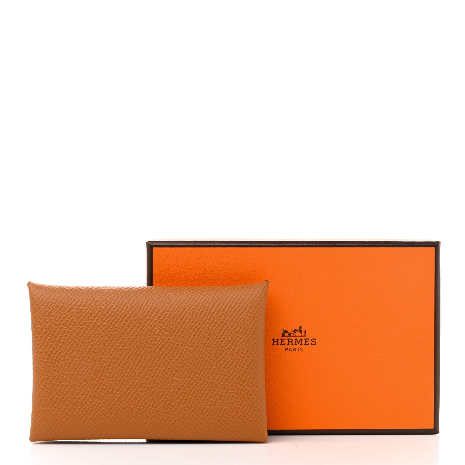 Hermes Epsom Verso Calvi Card Case Gold Vert Fizz 8 of 8