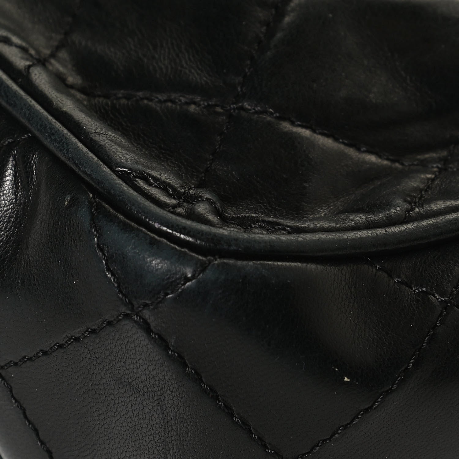 Chanel Lambskin Stitched Small Single Flap Black 11 of 13