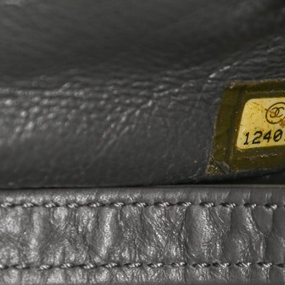 Chanel Aged Calfskin Quilted Large Reissue Camera Case Grey 7 of 8