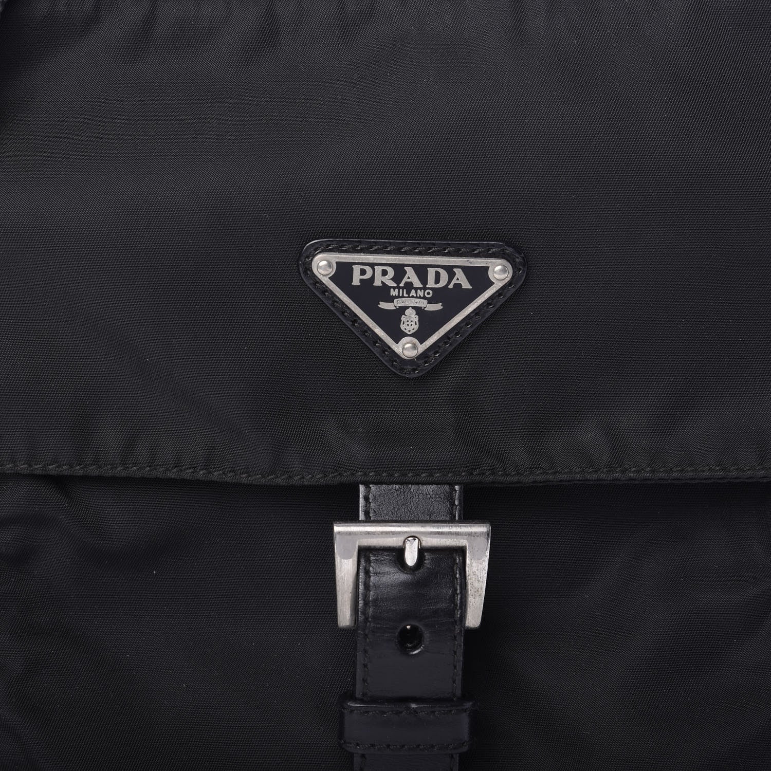 Prada Nylon Vela Messenger Black 9 of 9