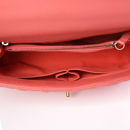 Chanel Caviar Quilted Small Coco Handle Flap Pink 7 of 10