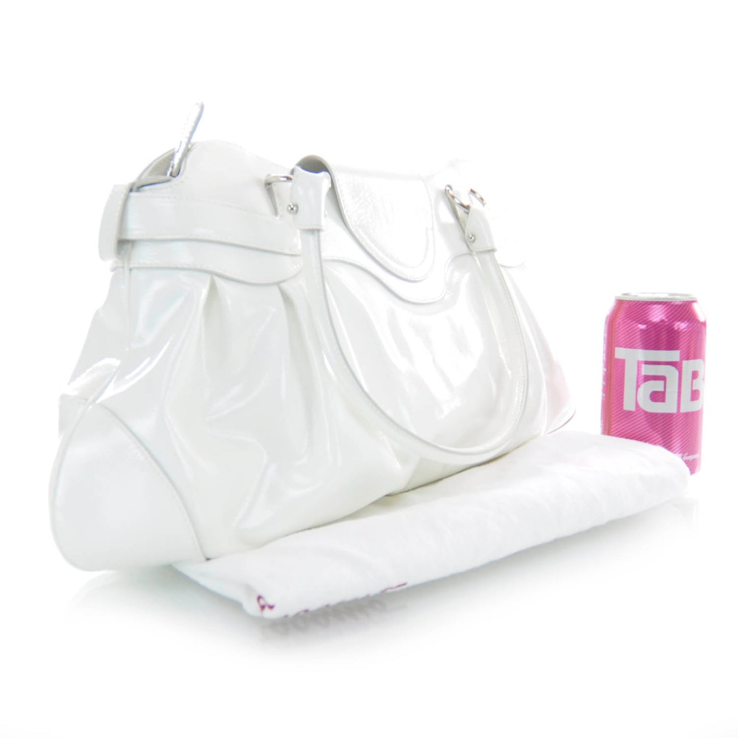 SALVATOREFERRAGAMOPatentLeatherMarisaWhite