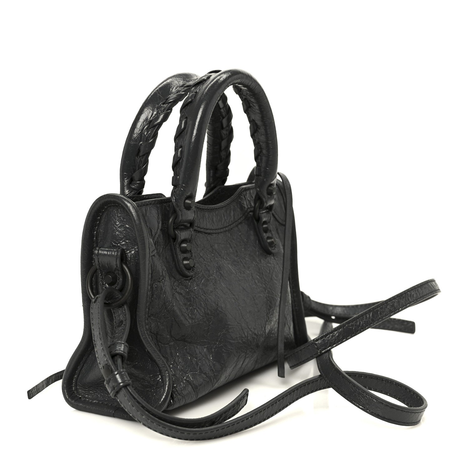 Balenciaga Agneau Arena Storico Classic Hardware Nano Le City Grey 3 of 10