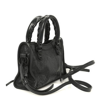 Balenciaga Agneau Arena Storico Classic Hardware Nano Le City Grey 3 of 10